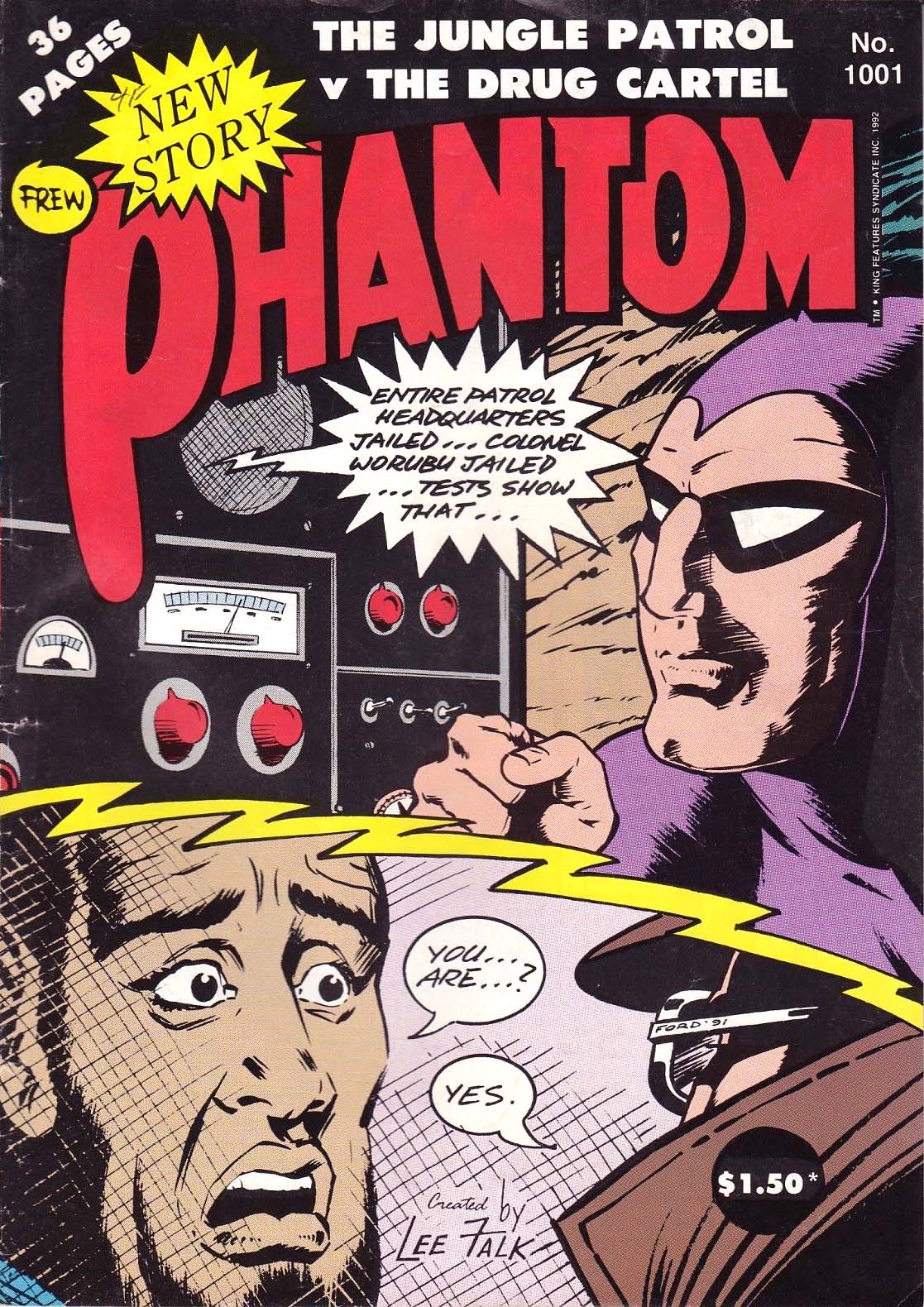 The Phantom (Frew, 1983 series) #1001 (17 January 1992)