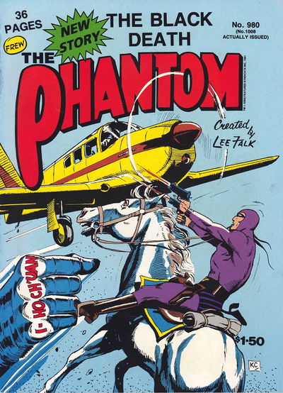 The Phantom (Frew, 1983 series) #980 April 1991