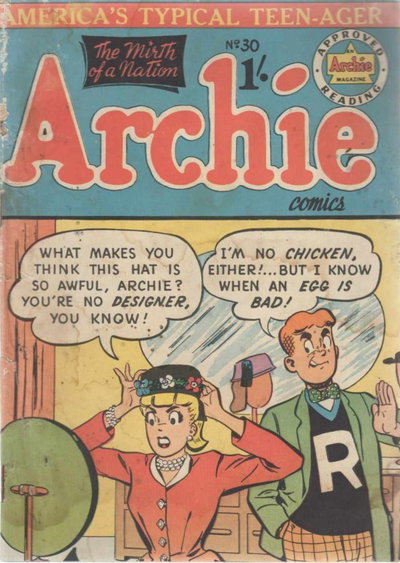Archie Comics  #30 ([December 1958?])