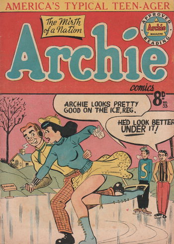 Archie Comics (HJ Edwards, 1950 series) #53 ([November 1954?])