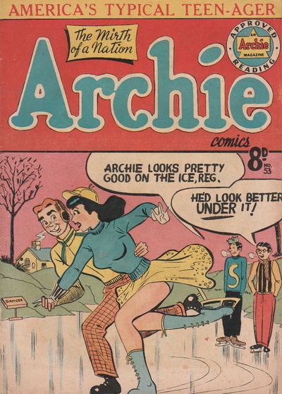 Archie Comics (HJ Edwards, 1950 series) #53 ([November 1954?])