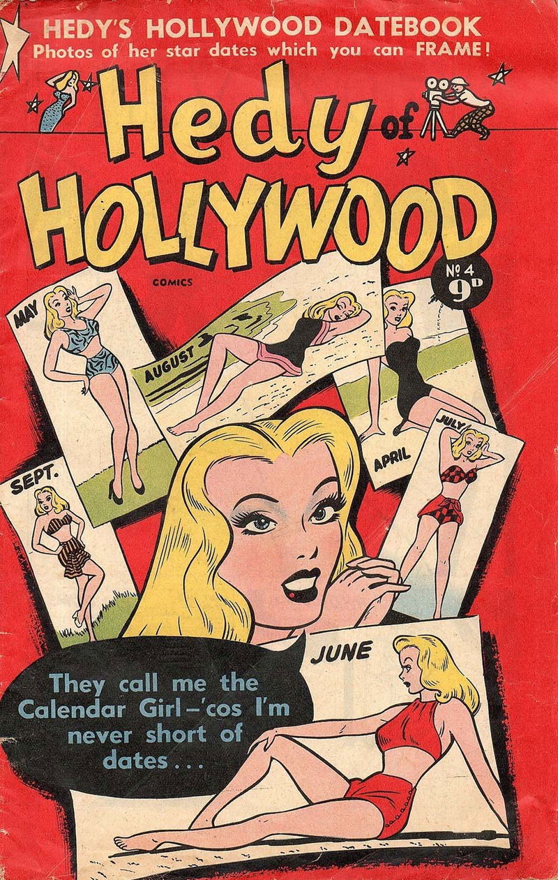 Hedy of Hollywood Comics (Transport, 1952? series) #4 ([November 1952?])