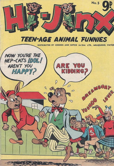 Hi-Jinx Teen-Age Animal Funnies (Action Comics, 1957? series) #5 [1958?]