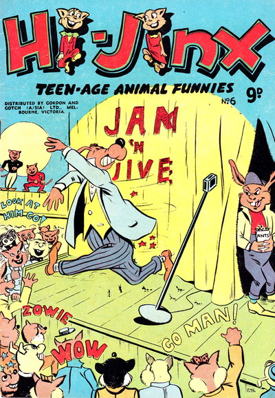Hi-Jinx Teen-Age Animal Funnies  #6 ([September 1958?])