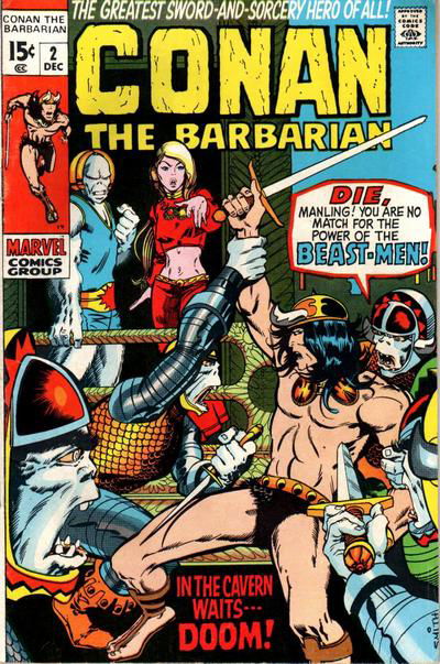 Conan the Barbarian (Marvel, 1970 series) #2 (December 1970)