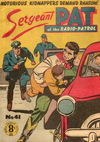 Sergeant Pat of the Radio-Patrol (Atlas, 1948 series) #41 [October 1954?]