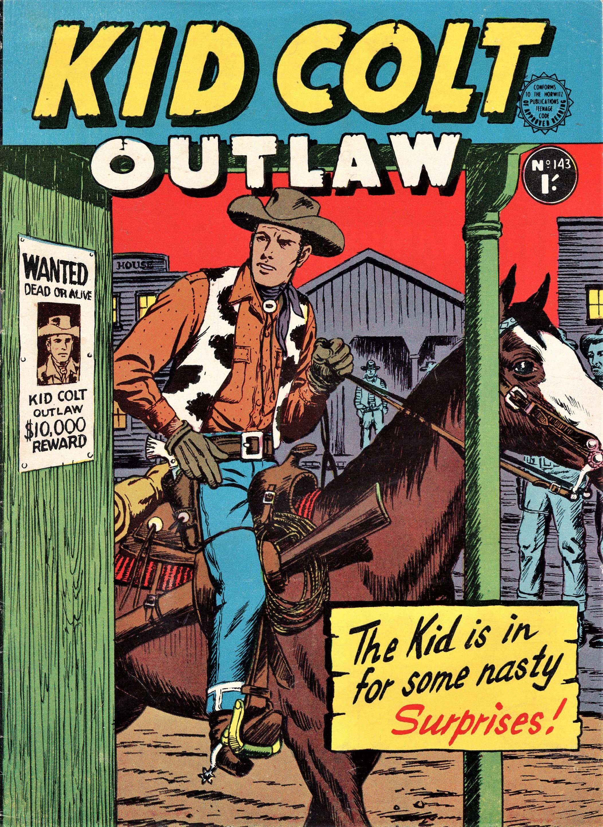 Kid Colt Outlaw (Horwitz, 1959 series) #143 ([December 1963])