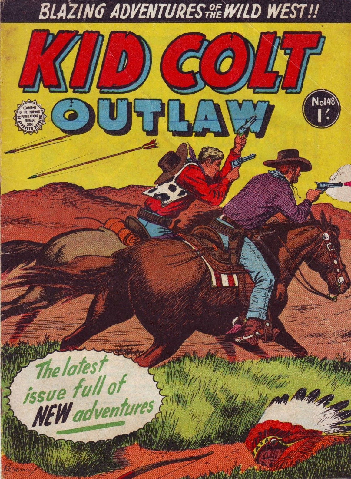 Kid Colt Outlaw (Horwitz, 1959 series) #148 ([May 1964?])