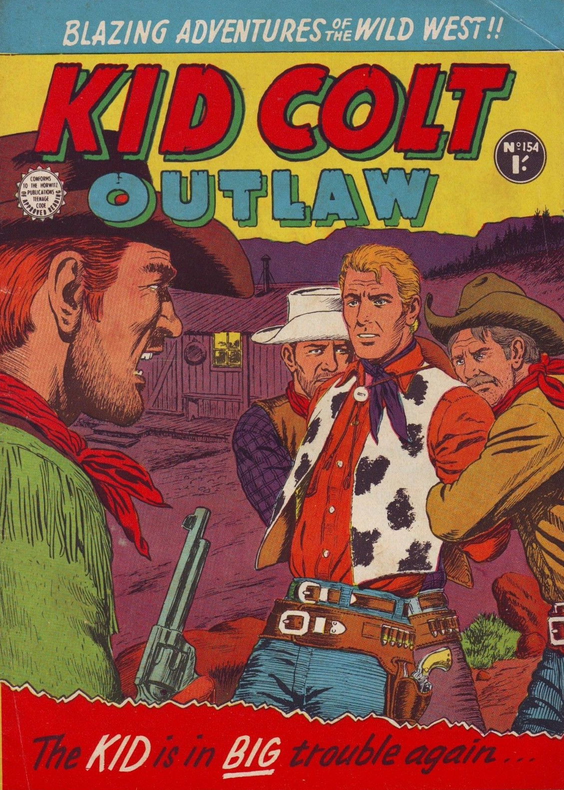 Kid Colt Outlaw (Horwitz, 1959 series) #154 ([November 1964?])