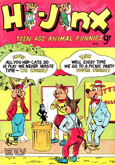 Hi-Jinx Teen-Age Animal Funnies  #9 ([1959?])