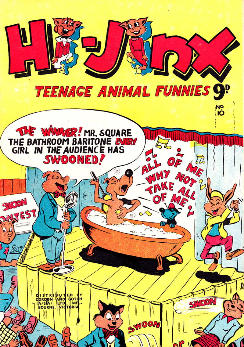 Hi-Jinx Teen-Age Animal Funnies (Action Comics, 1957? series) #10 ([May 1959?])