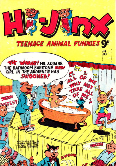 Hi-Jinx Teen-Age Animal Funnies  #10 ([May 1959?])