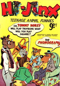 Hi-Jinx Teen-Age Animal Funnies (Action Comics, 1957? series) #11 [1959?]