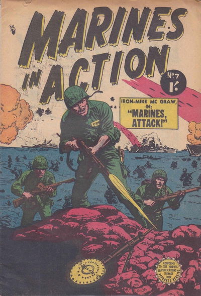 Marines in Action (Horwitz, 1954 series) #7 [April 1955?]