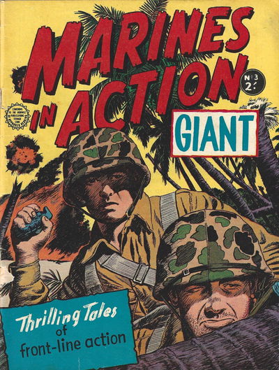 Marines in Action Giant (Horwitz, 1962? series) #3 ([June 1962?])