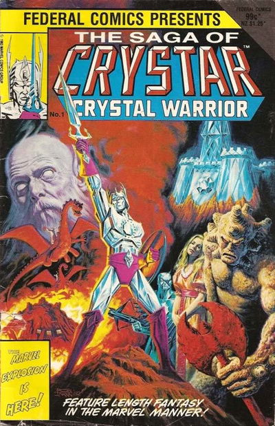 The Saga of Crystar Crystal Warrior (Federal, 1985 series) #1 [October 1985?]