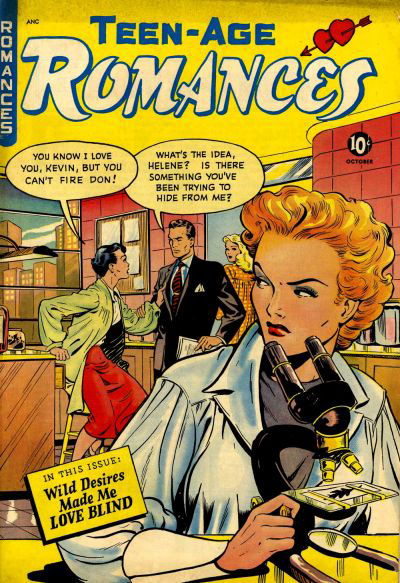 Teen-Age Romances (St. John, 1949 series) #12 October 1950