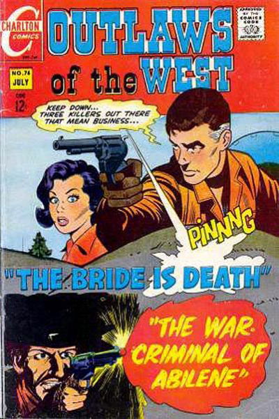 Outlaws of the West (Charlton, 1957 series) #76 (July 1969)