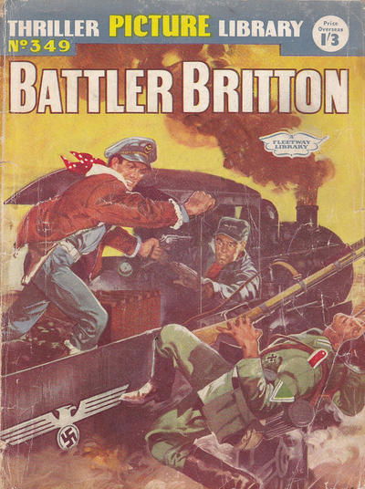 Thriller Picture Library (Fleetway, 1957 series) #349 — Battler Britton (January 1961)