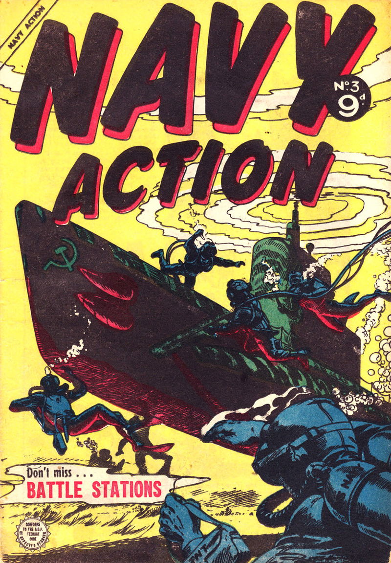 Navy Action (Transport, 1955 series) #3 ([March 1955?])