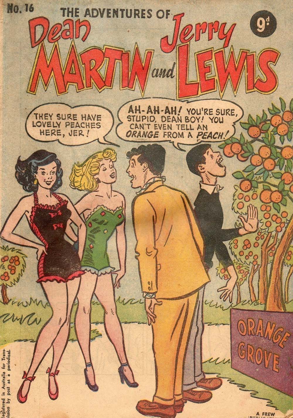 The Adventures of Dean Martin and Jerry Lewis (Frew, 1956 series) #16 ([May 1957?])