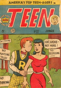 Teen Comics (HJ Edwards, 1952 series)  #22 ([March 1954?])