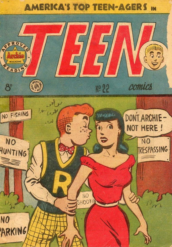 Teen Comics (HJ Edwards, 1952 series) #22 ([March 1954?])