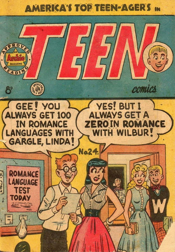 Teen Comics (HJ Edwards, 1952 series) #24 ([May 1954?])