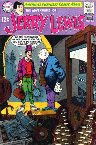 The Adventures of Jerry Lewis (DC, 1957 series) #109 (November-December 1968)