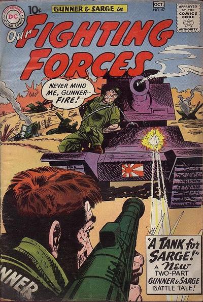 Our Fighting Forces  #57 (September-October 1960)