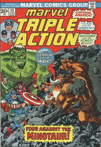 Marvel Triple Action (Marvel, 1972 series)  #11 (June 1973) — Four Against the Minotaur!