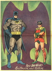 Batman (DC, 1940 series)  #181 (June 1966) — Best Bat-Wishes Batman and Robin