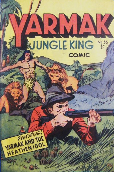 Yarmak Jungle King Comic (Youngs, 1949 series) #35 [September 1952?]