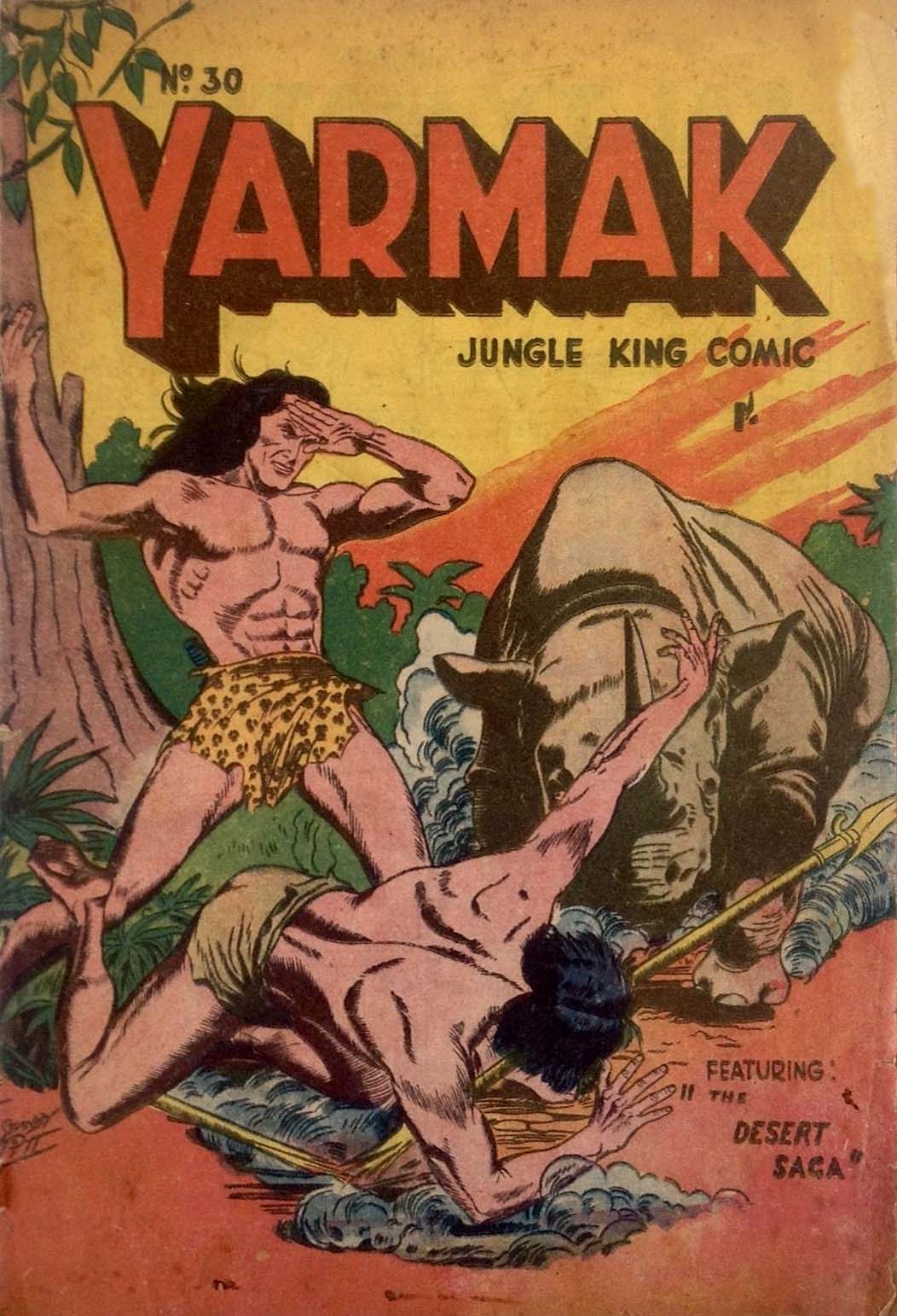 Yarmak Jungle King Comic (Youngs, 1949 series) #30 ([April 1952?])