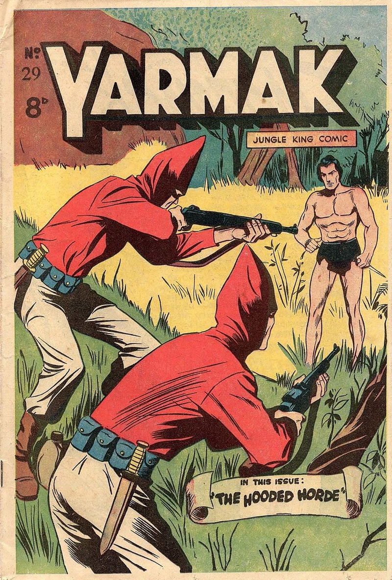 Yarmak Jungle King Comic (Youngs, 1949 series) #29 ([March 1952])