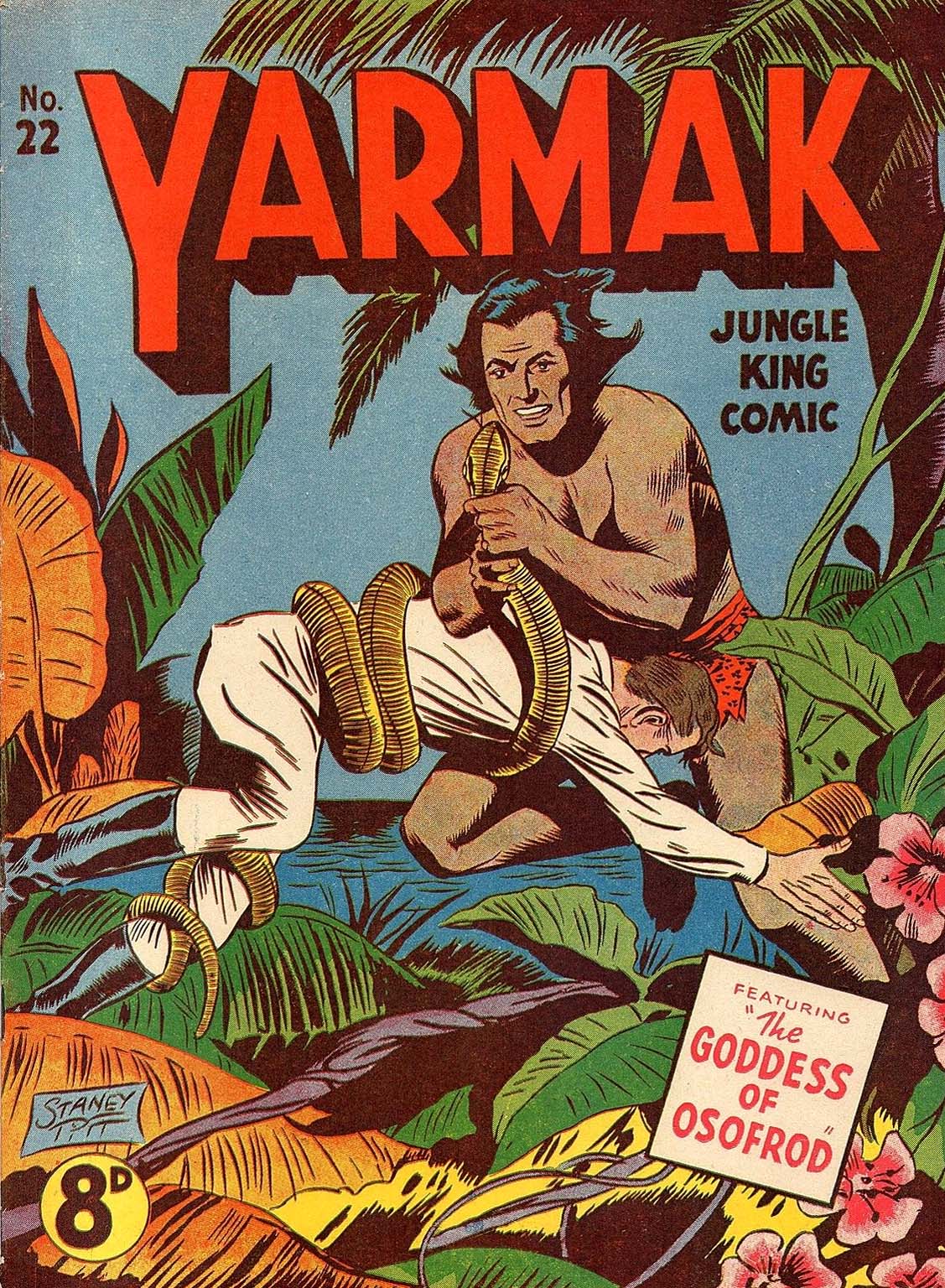 Yarmak Jungle King Comic (Youngs, 1949 series) #22 ([August 1951])
