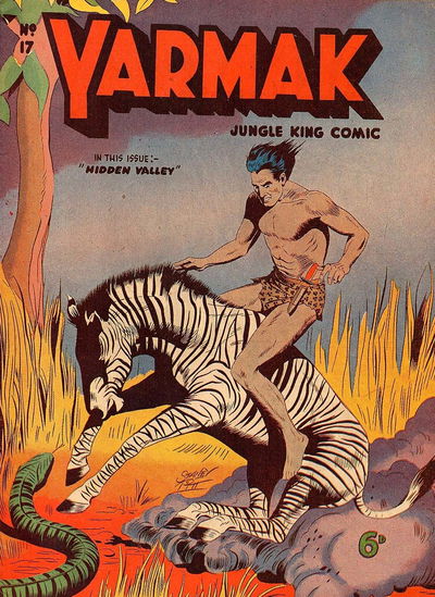 Yarmak Jungle King Comic (Youngs, 1949 series) #17 [March 1951]