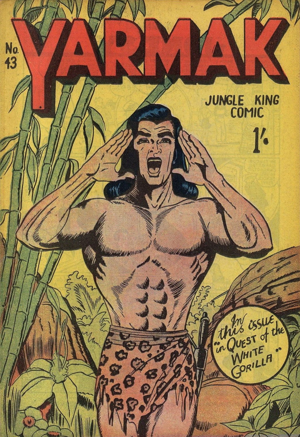 Yarmak Jungle King Comic (Youngs, 1949 series) #43 ([May 1953?])