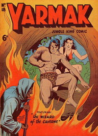 Yarmak Jungle King Comic (Youngs, 1949 series)  #18 ([April 1951]) — The Wizard of the Caverns