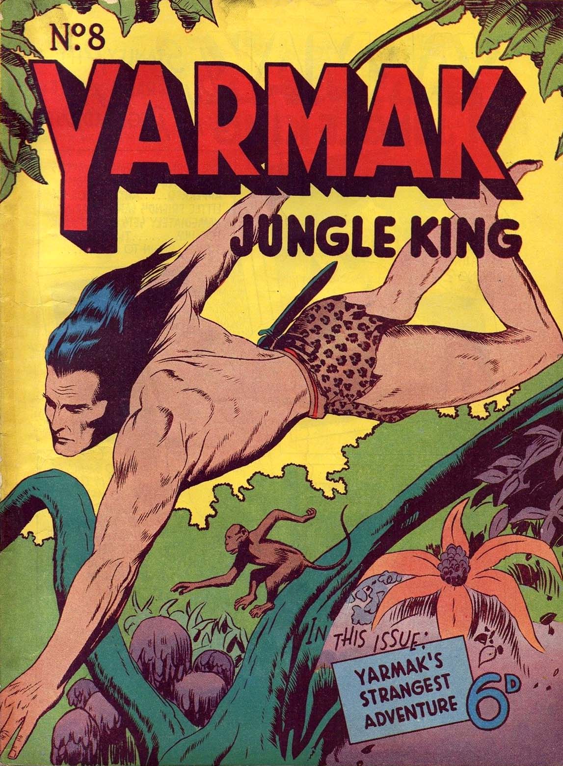 Yarmak Jungle King Comic (Youngs, 1949 series) #8 ([June 1950])