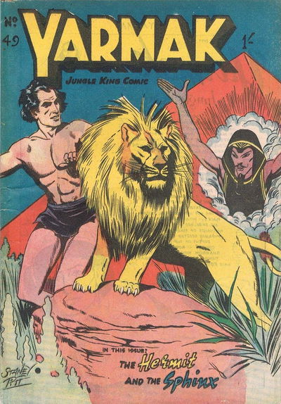 Yarmak Jungle King Comic (Youngs, 1949 series) #49 [November 1953?]