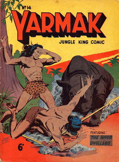 Yarmak Jungle King Comic (Youngs, 1949 series) #14 [December 1950]