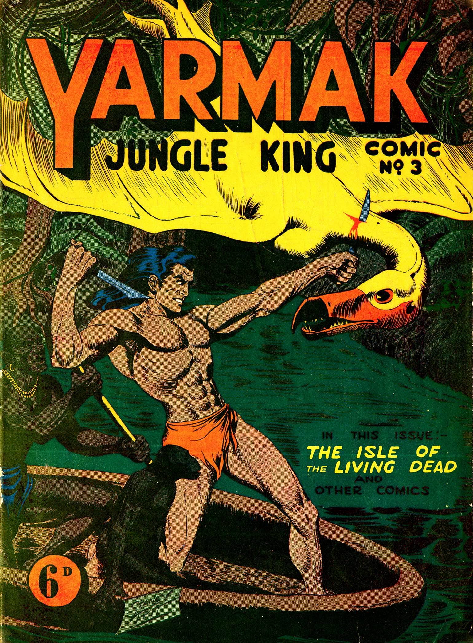 Yarmak Jungle King Comic (Youngs, 1949 series) #3 ([January 1950])