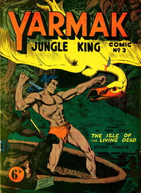 Yarmak Jungle King Comic (Youngs, 1949 series)  #3 ([January 1950]) — The Isle of the Living Dead
