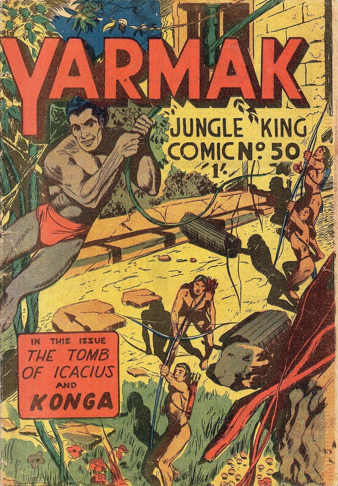 Yarmak Jungle King Comic (Youngs, 1949 series) #50 ([December 1953?])