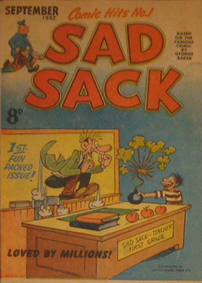 Comic Hits (Red Circle, 1952 series) #1 (September 1952) —Sad Sack