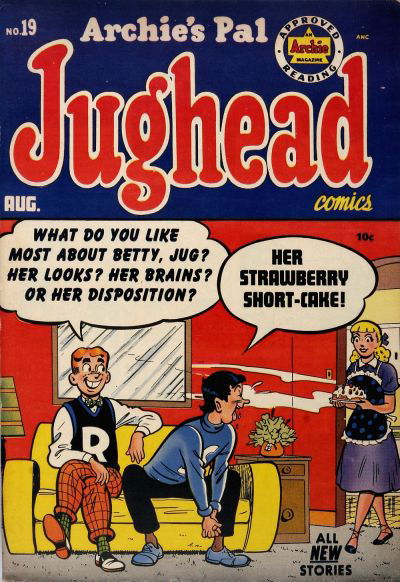 Archie's Pal Jughead (Archie, 1949? series) #19 (August 1953)