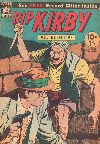 Rip Kirby Ace Detective  #38 ([May 1966?])