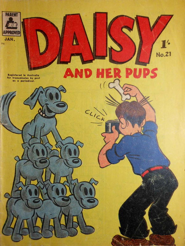 Daisy and her Pups (ANL, 1957 series) #21 (January 1957)