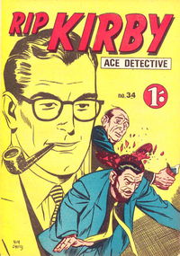 Rip Kirby Ace Detective (Yaffa/Page, 1964? series) #34 [March 1965?]